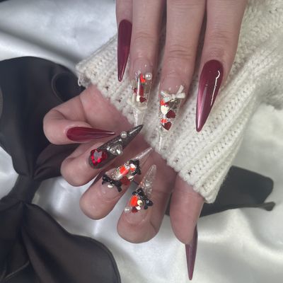 🦋🌈10本長さだし アートコース 持ち込みDesign ok!!✨