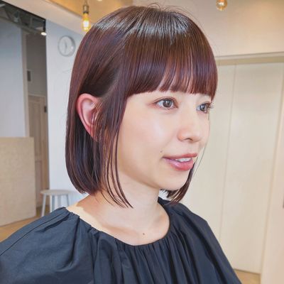 【質感再生！】プレミアム水素カラー＋似合わせカット