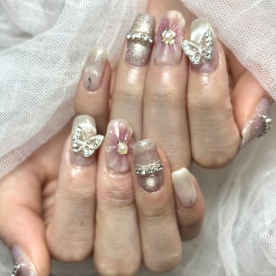 ハンドジェル🦋持ち込みデザイン