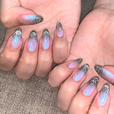 🔆☆マグネットグラデーションフレンチ(ベースあり)◇¥5580