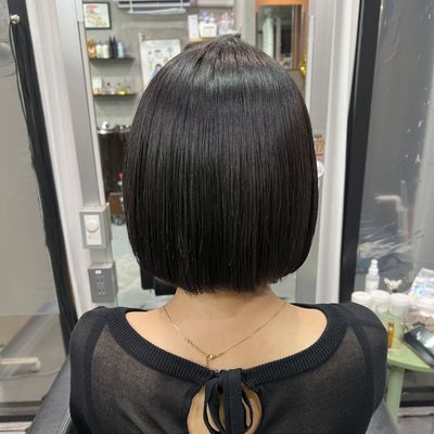 カット＋髪質改善ストレート(ホームケア付き)