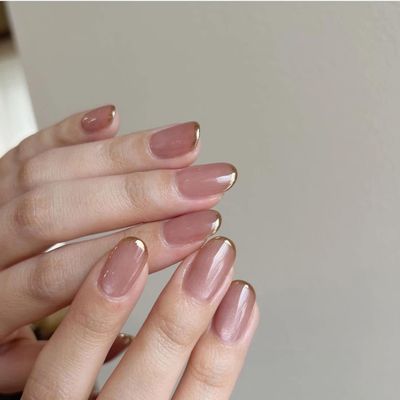 フラッシユ／ミラーフレンチ　ネイル💅