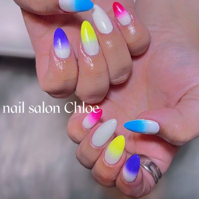 【カラーベース】ラメグラorカラーグラデ