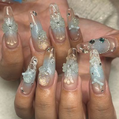 アクリルスカルプ長さだし10本 💎持ち込み120分相当