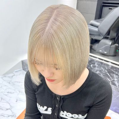 【全員使えるクーポン】ケアブリーチ+カラー+カット+10Stepケア