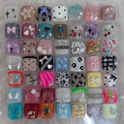 定額デザイン 親指アート付きワンカラー