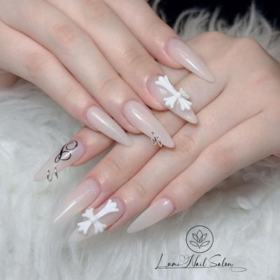 【hand】「チップ長さ出し10本」ワンカラー＋4本パーツつけ放題💅