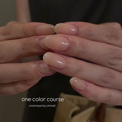 ワンカラー or ラメグラデーション