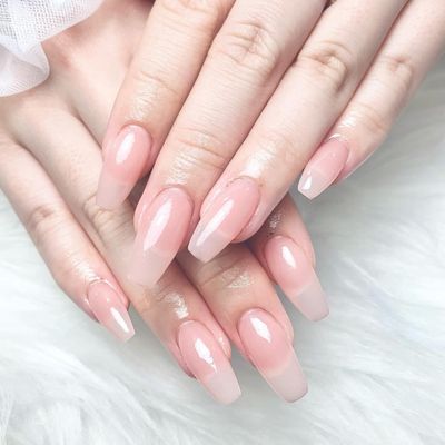チップ長さ出し　ワンカラー　4900円
