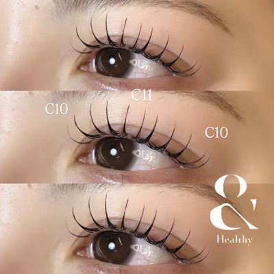 ＆Healthy(アンドヘルシー)🎀 フラットラッシュ120本×まつ毛パーマ