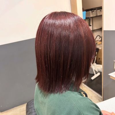 オーガニックカラー+オーガニックトリートメント¥8800→¥4400