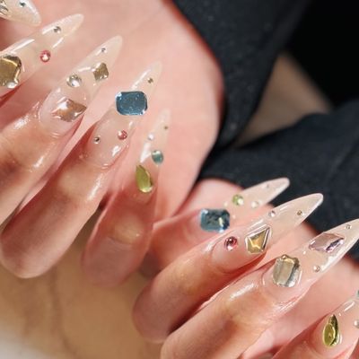 スカルプ盛り放題☆ジェルチップ長さ出し