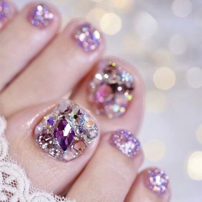 (foot)【ジェル・やり放題】持ち込み◎🍒フルデザイン・サンプルもあり🌟
