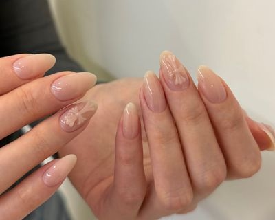 2026話題ネイル！ワンカラービッグクロムネイル　¥5980