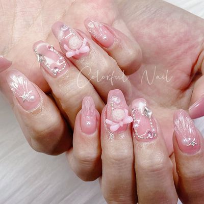 【Hand放題】つけ放題　パーツ無料　180分　¥12800
