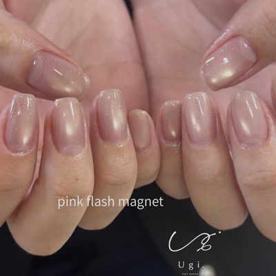【 HAND 】うる艶マグネットorフラッシュネイル　¥6,800