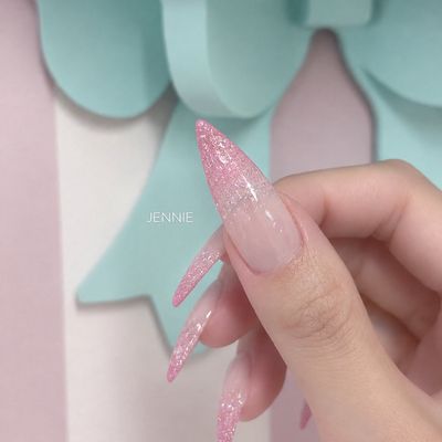 長さだし10本＋ラメグラデーション