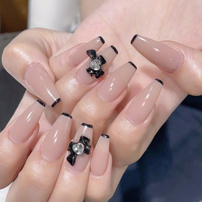 チップ長さだし+フレンチコース★パーツ2個付き⭐︎