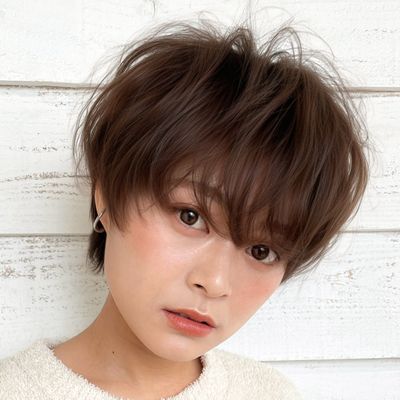 【ニュアンス抜け感☆】カット＋やわふわパーマ＋Aujua6stepTR