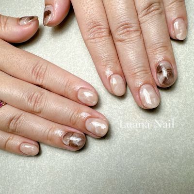 【定額ネイルA】（シンプル）オフ・ドライケア込¥7,000