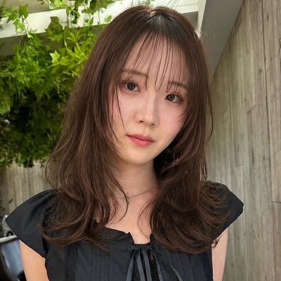 【レビュー投稿してくださる方限定特典】小顔レイヤーカット＋大人透明感カラー