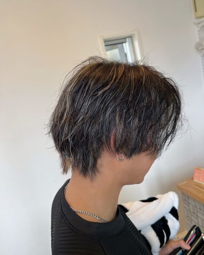 【学割U24】カット＋ハイライトカラー＋G　Milbonトリートメント　