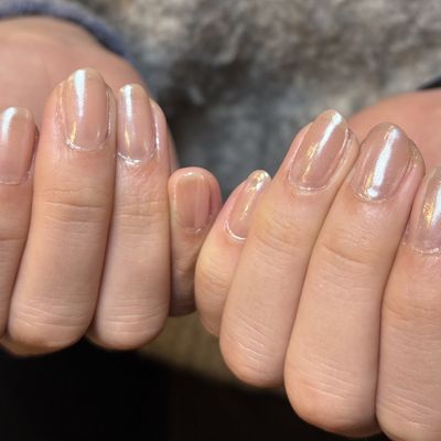 ミラー⌇オーロラ⌇ユニコーン ネイル