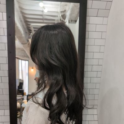 極上の艶と手触りプレミアム髪質改善カラー
