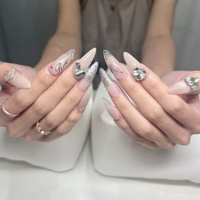 持ち込みデザイン＆チップ長さだし6~10本(ジェルオフ込)♡