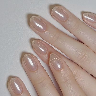 パールパウダーネイル