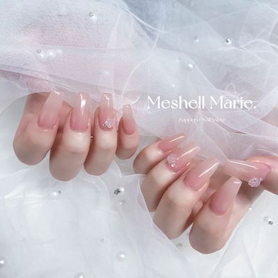 【Hand】長さ出し10本+シンプルメニュー🎀¥7500
