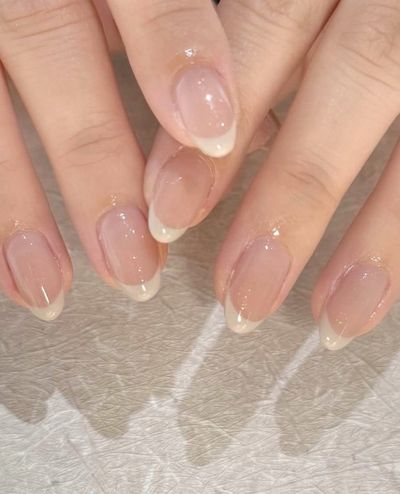 【大人かわいい🌸】白or黒フレンチ/オフ無料/目安120分