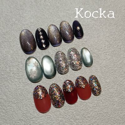 【ケア込み】冬色デザイン¥10000