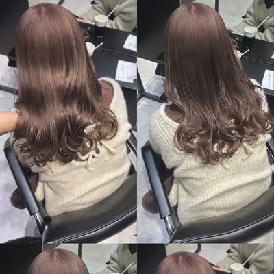 ⸜🤍⸝カット+プレミアムケアカラー+トリートメント🤍 ̖́-