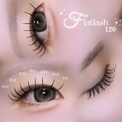 🖤フラットラッシュ120本🖤