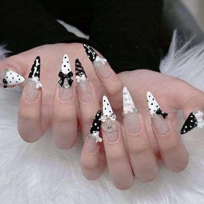 [１０本チップ長さ出し]フレンチネイル💅