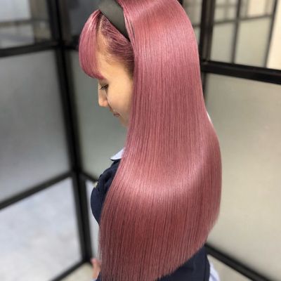 🪞ハイトーン透明感カラー🪞カット＋ケアブリーチ＋カラー＋トリートメント