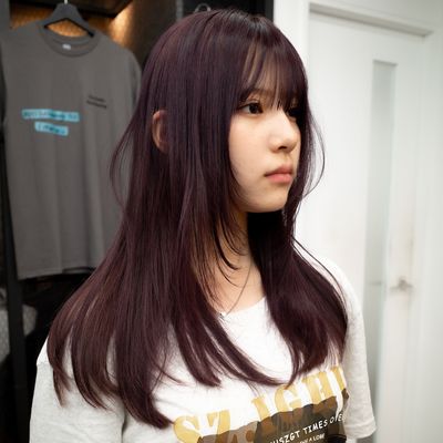 カット+透明感カラー+トリートメント