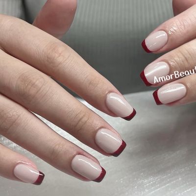 ★フレンチネイルコース★ベースあり★¥6500