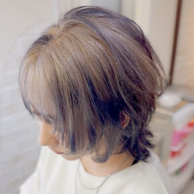 【トリプルカラー】ケアブリーチ2回＋ケアカラー＋超音波TR ¥20,900