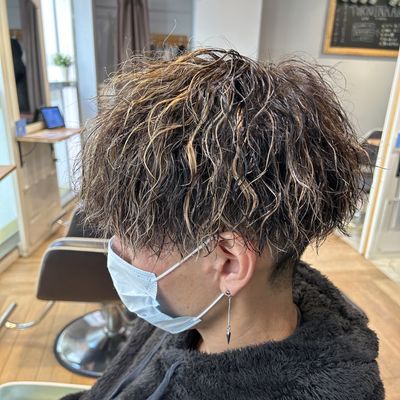 メンズカット＋メンズパーマ「全種可能」