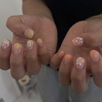 グラデーション、フレンチ(新規ソフトジェルオフ無料)