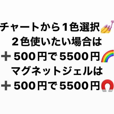 👐【オフ有りの方】ワンカラーorラメグラ