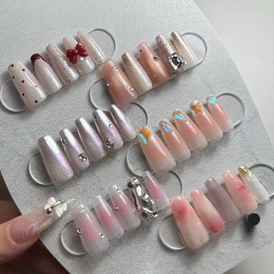 【初回限定クーポン🧁】シンプル/韓国/ワンホン定額ネイル¥8,800→