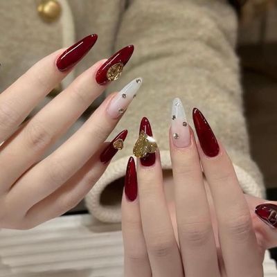 チップ長さだし　4-6本デザイン