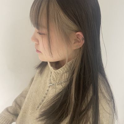 〖🎀イヤリングカラー🪄︎︎〗cut＋全体カラー付イヤリングカラー＋AujuaTR🪞