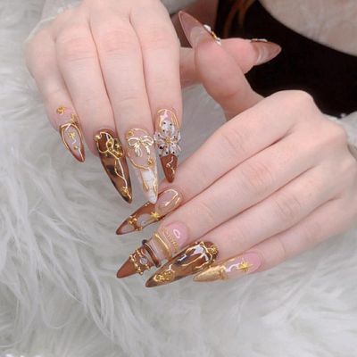 3D花系デザイン、10本長さだしやり放題夏 人気コース 10% Sal e