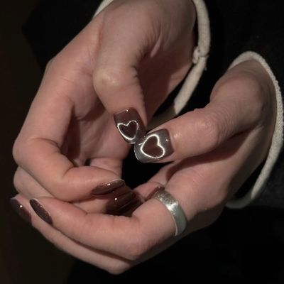 ❤️海外話題マグネットハートネイル◇¥6580