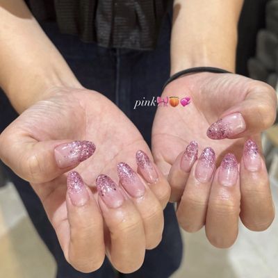 ワンカラーorラメグラデーション♡