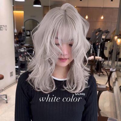 【🩶ネイリー限定🤍】🔳カット➕ブリーチ2回カラー➕コーティングトリートメント🔳